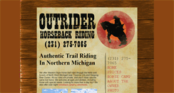 Desktop Screenshot of outriderhorsebackriding.com