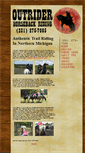 Mobile Screenshot of outriderhorsebackriding.com